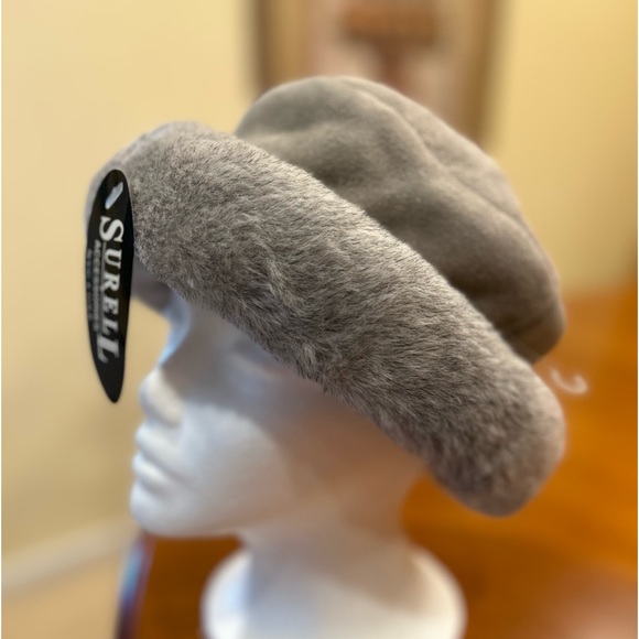Surell Accessories - Genuine Shearling Lamb hat